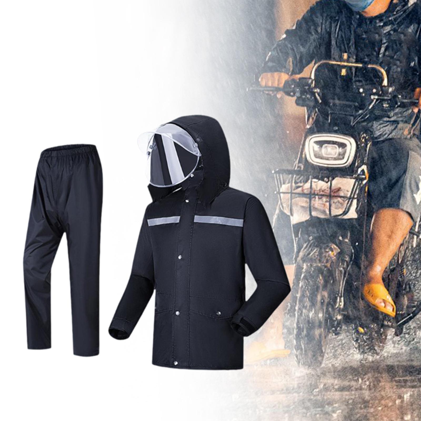 Cycling Commute Pants - Men Women Rain Gear Two Piece