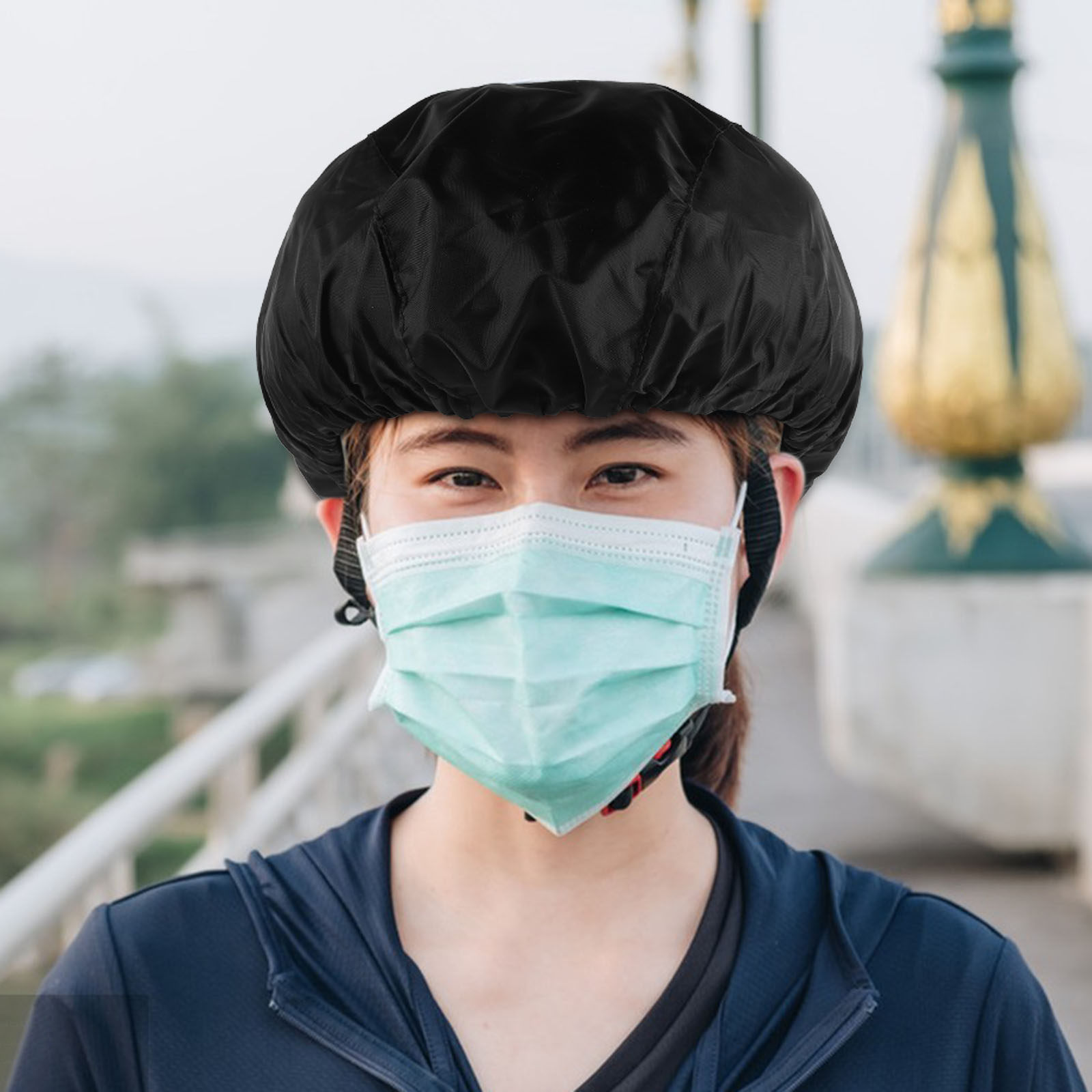 Waterproof Breathable Rain Cov - огляд і ціна Cycling Commute In Rain