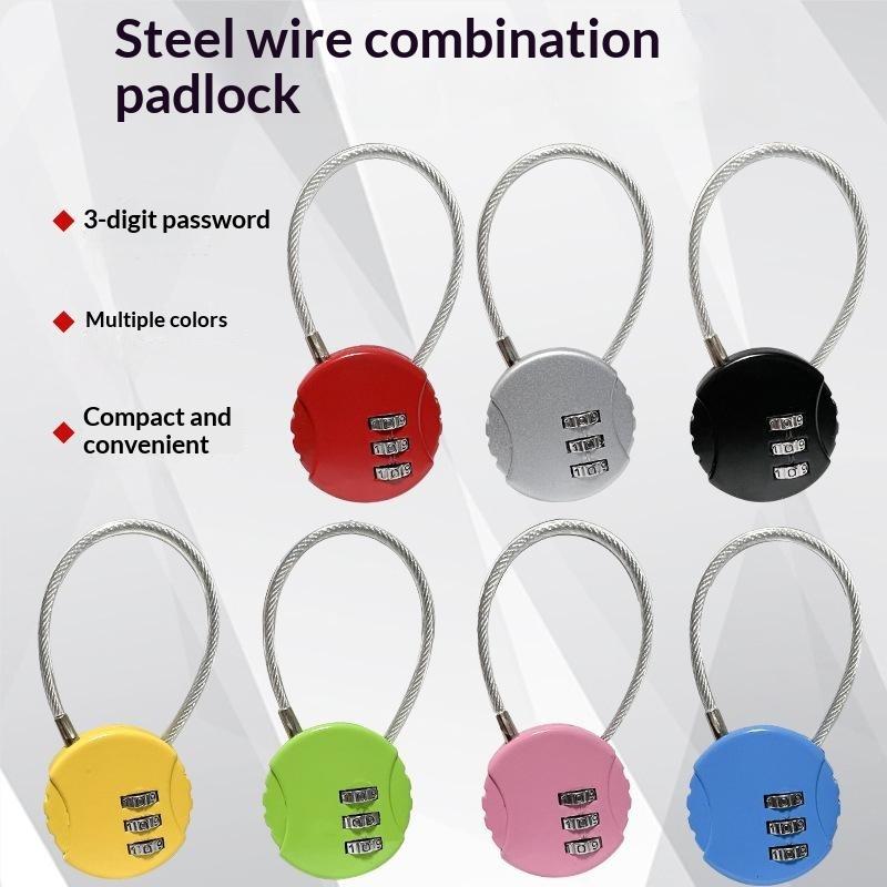 3 Digit Cable Combination Padl - огляд і ціна Cable Lock Flexible